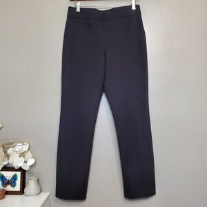 SPANX Black Pants Women's Size Medium Ankle Ponte Pull On Slimming Stretch